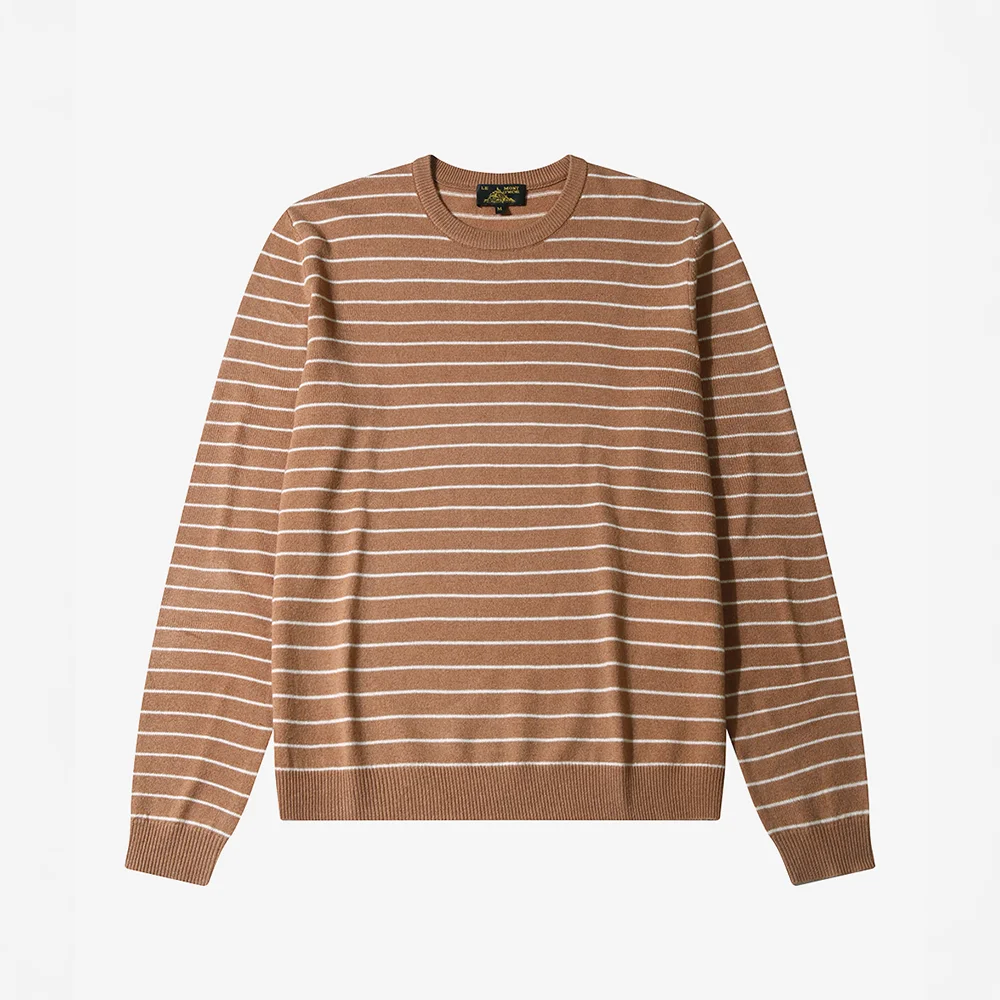 SYDOL-STRIPEDSWEATER_Camel