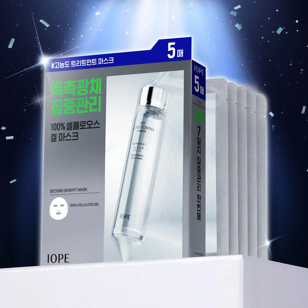 IOPE 酵素 調理 精華液 Hydro Enhancing 面膜 5張 套裝