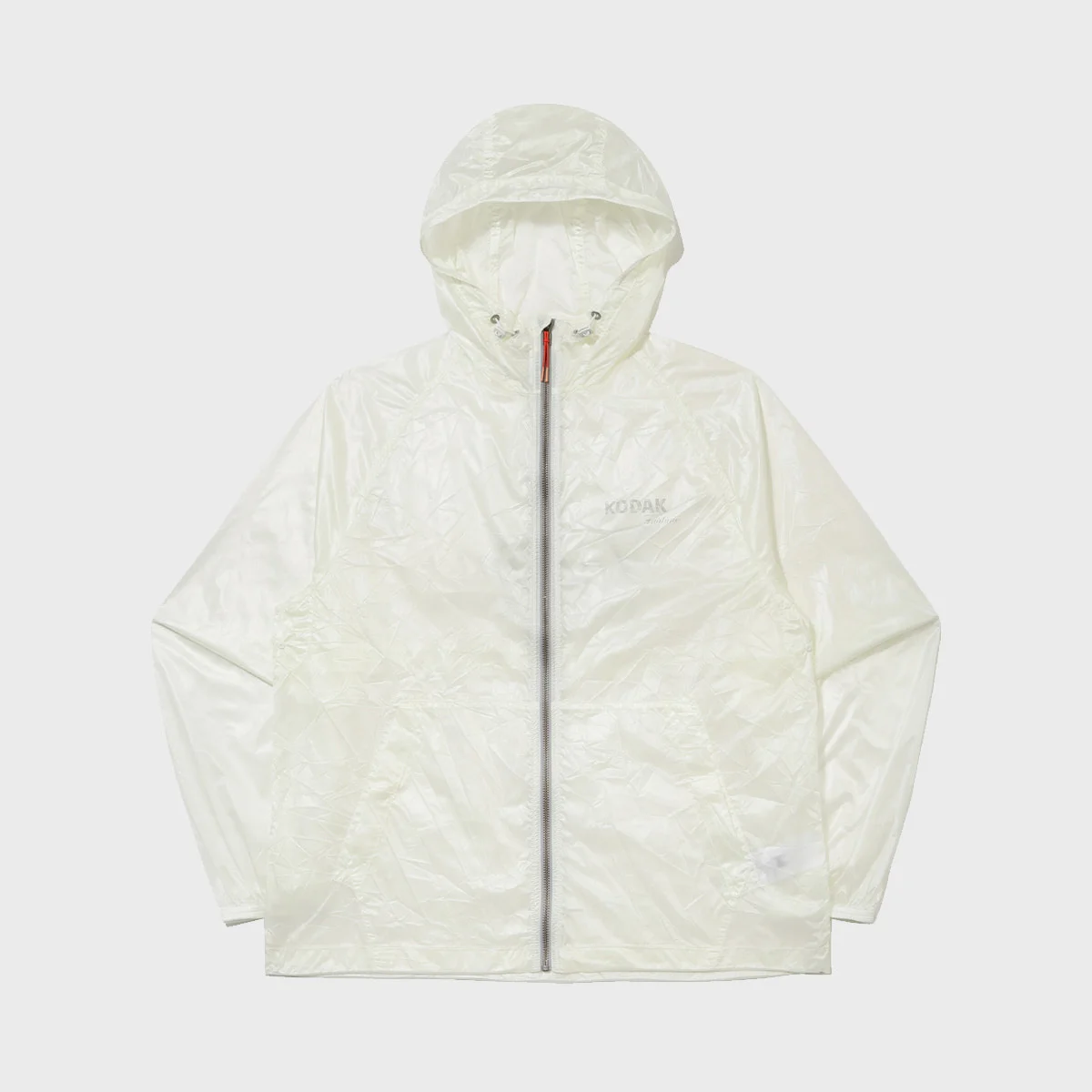 摺痕 連帽衫 拉鏈 外套 IVORY