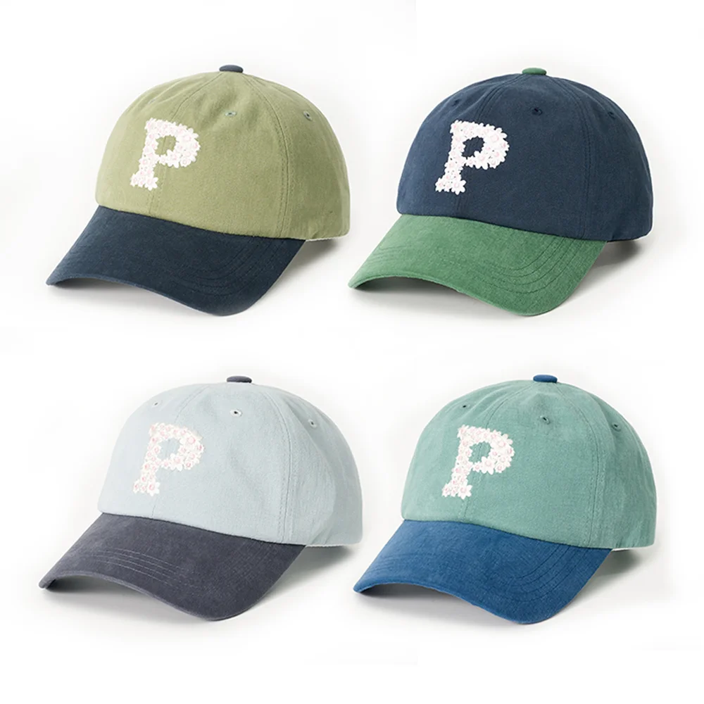 Floral P Logo Ball Cap (4 Colors)