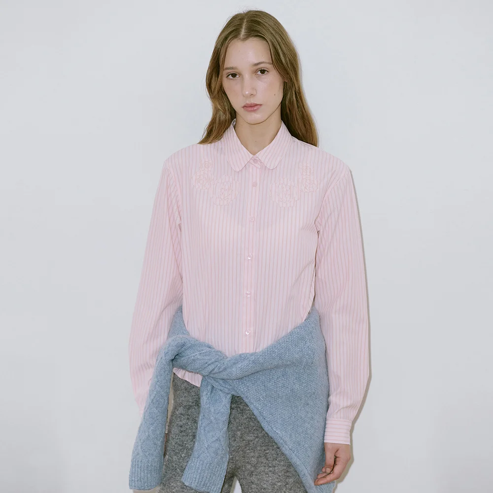 Rose Artwork Shirt (Pink)