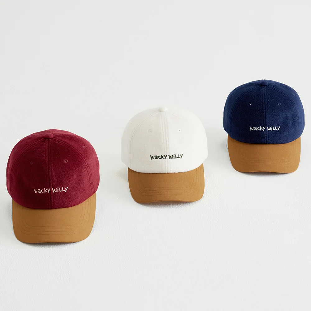 皇冠 帽簷 撞色 帽 (3 colors)