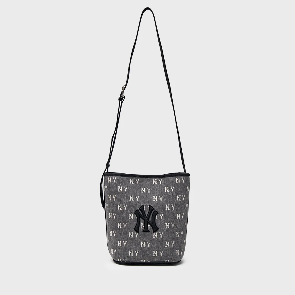經典 Monogram 復古 牛仔 水桶袋 NY (Charcoal Grey)