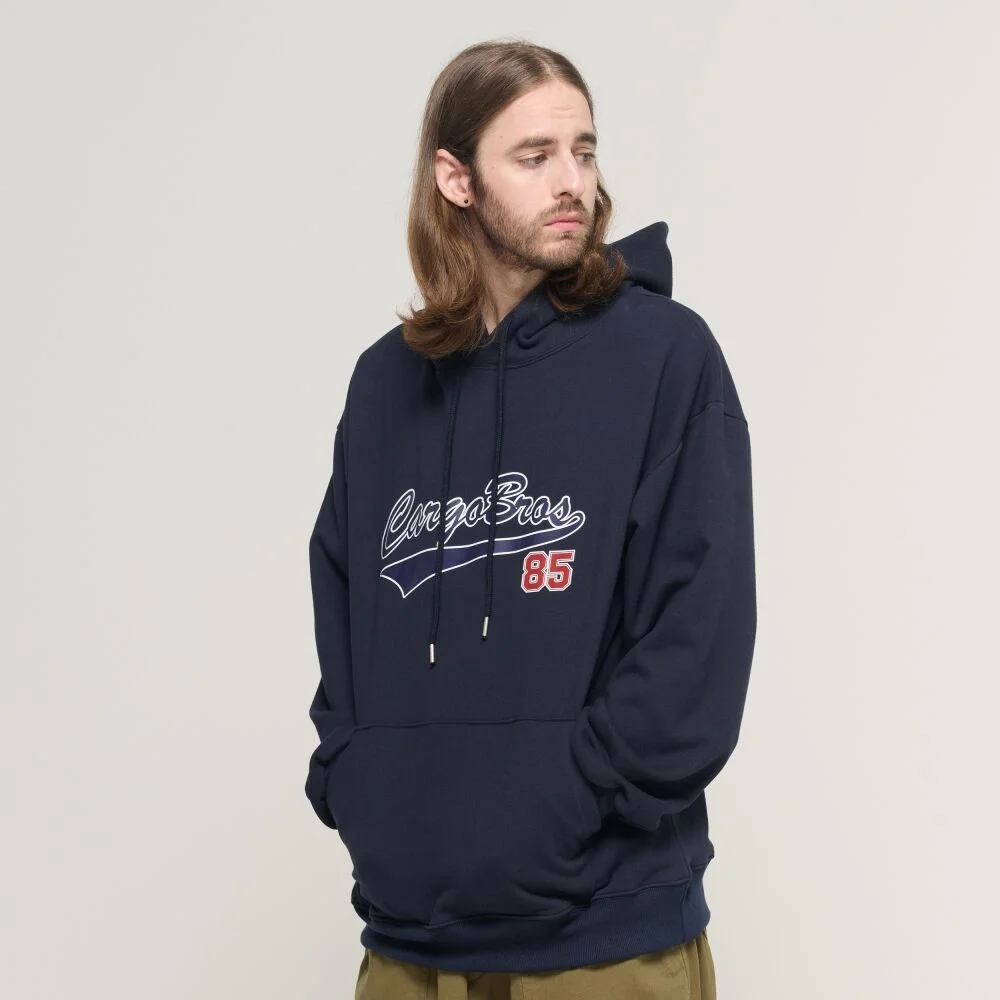 BROS 85 OVER HOOD T-SHIRT (NAVY)