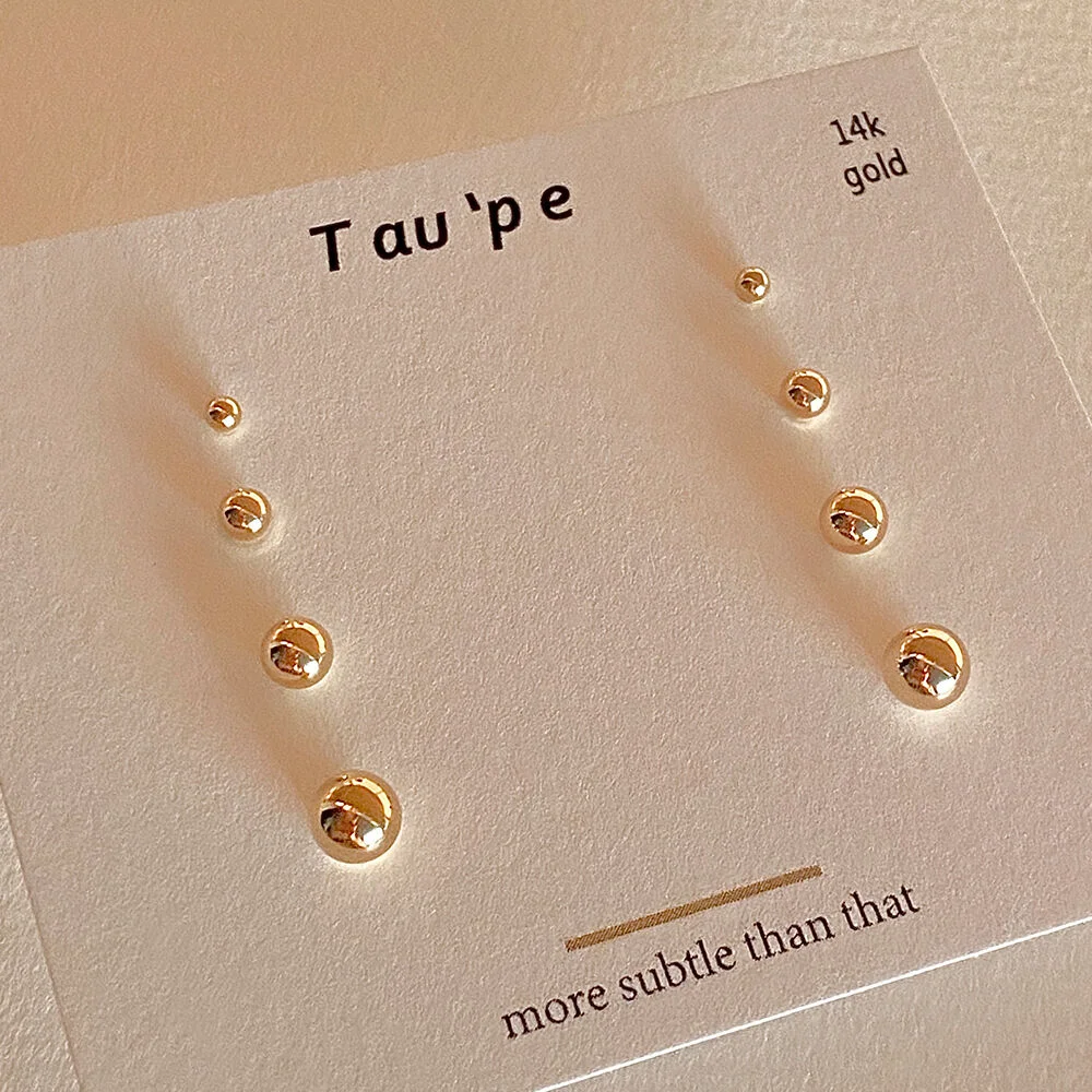 14k gold 基本款 金色珠