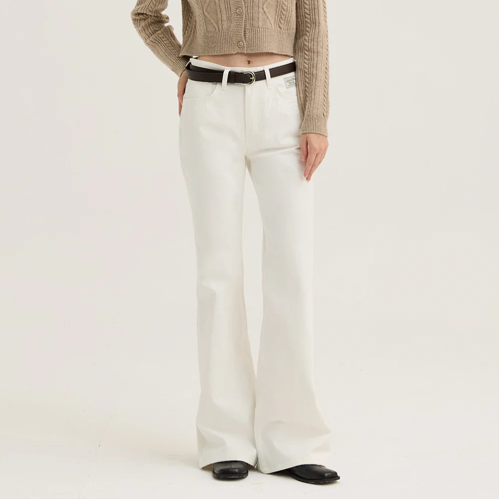 W1100 BOOTCUT DENIM PANTS_WHITE