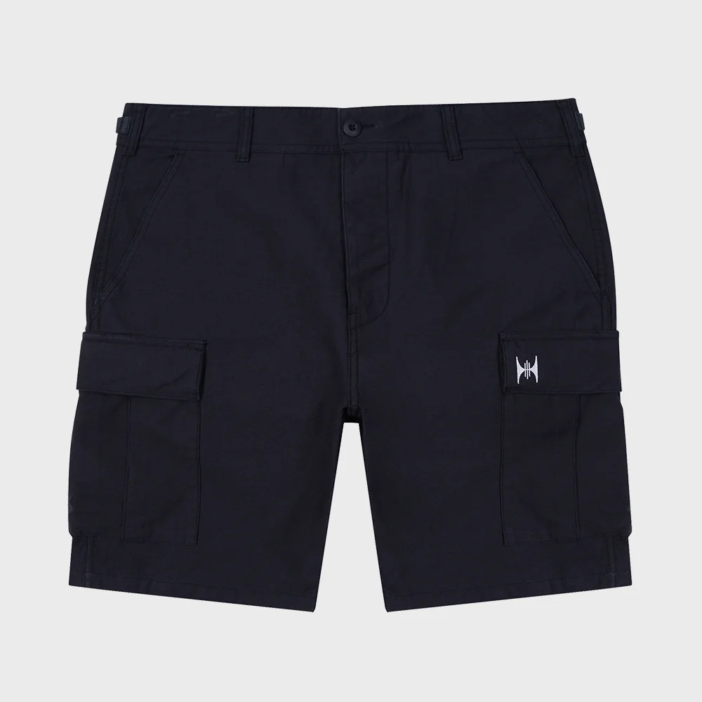 KRB Logo Cargo Shorts - Navy