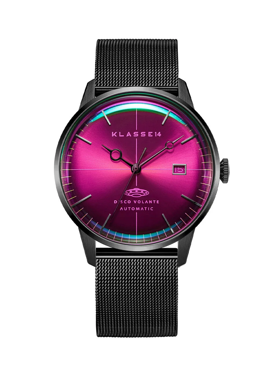 DISCO VOLANTE STARDUST BLACK MESH 40mm WDI19BK002M