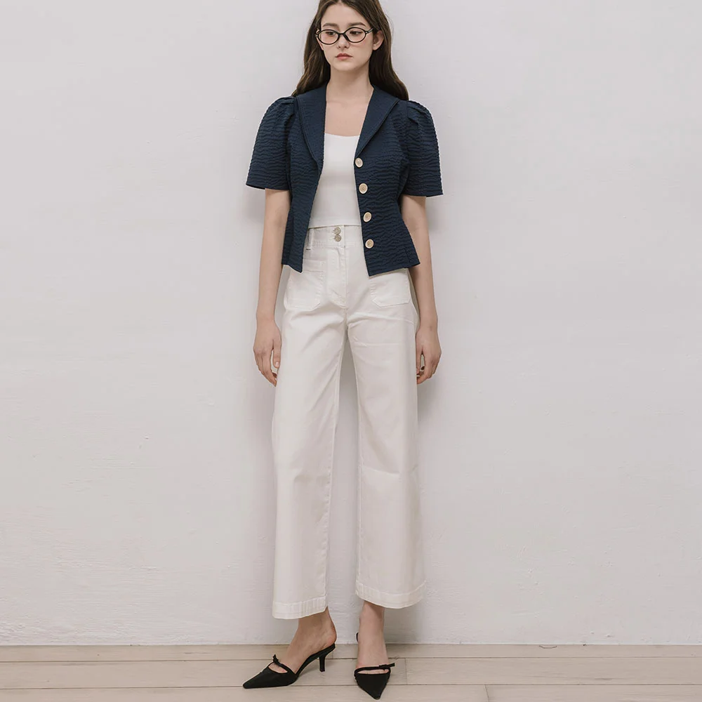 Lautre two button White denim Pants
