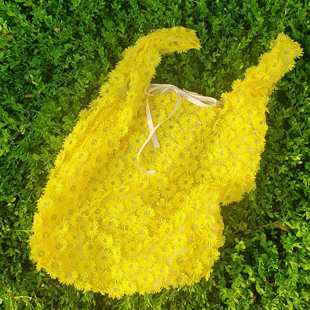 Yellow Flower Shopper Bag_04