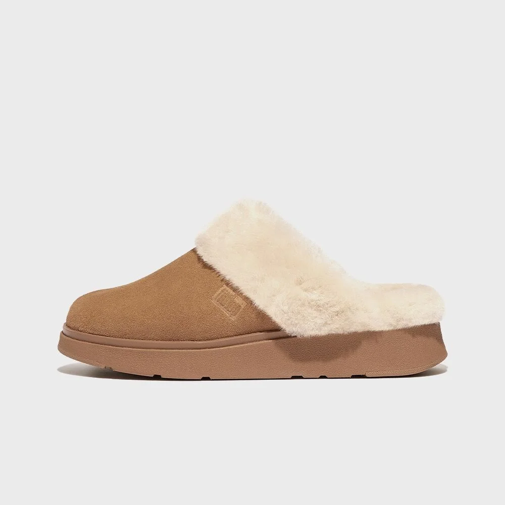 Zen-FF 羊羔絨 麂皮 UGG 拖鞋 Desert Tan