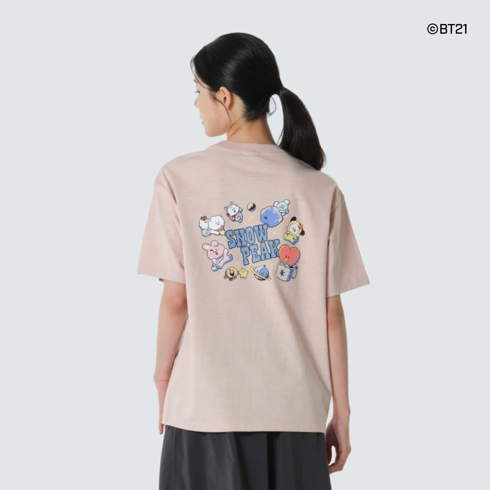 女裝 圖案 短袖 T恤 Light Pink (S26MWFTS92)