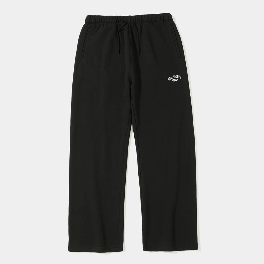 CU ARCH LOGO REGULAR-FIT FLEECE SWEATPANTS 黑色