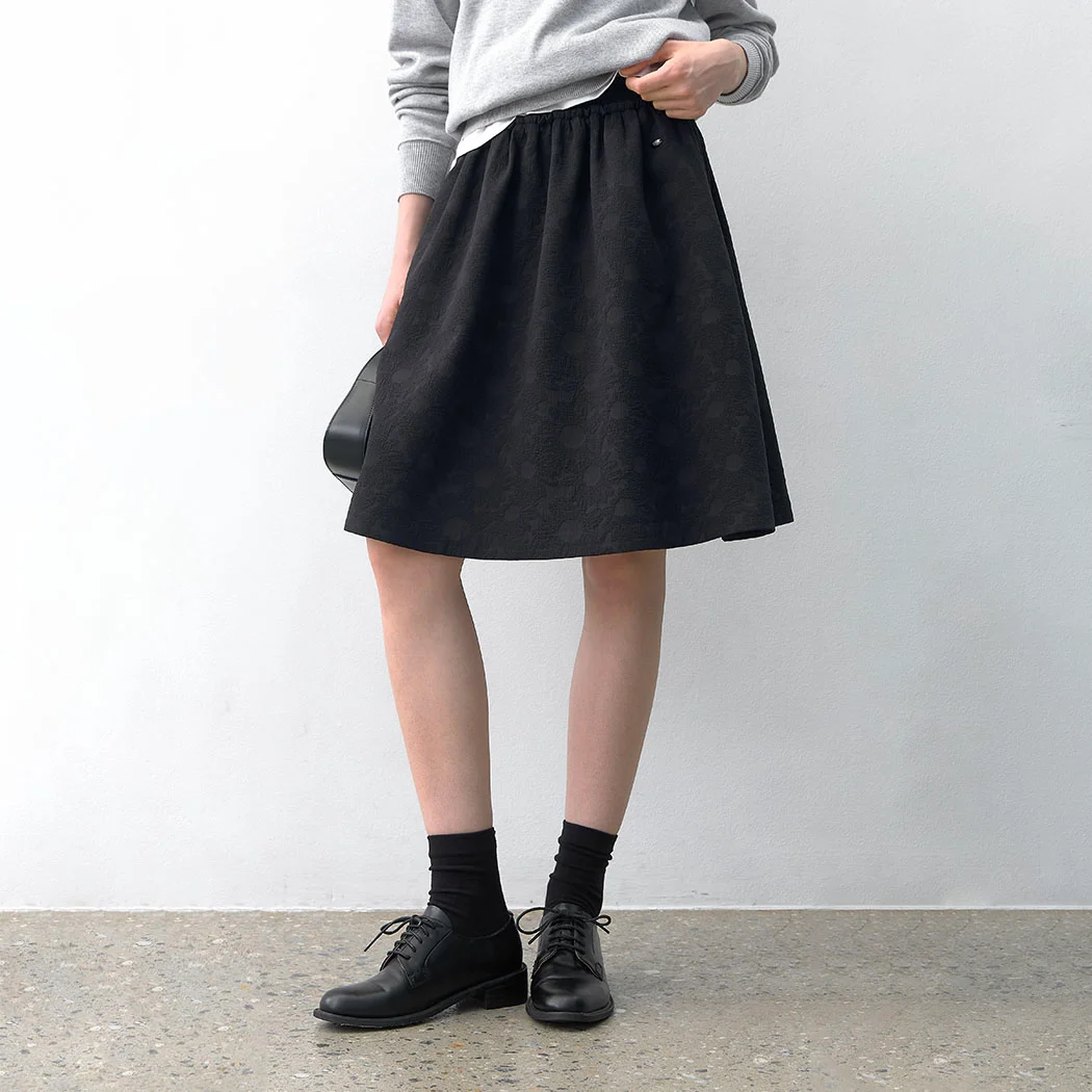 FLEUR BANDING HOOL SKIRT(SK-4993)_2Colors