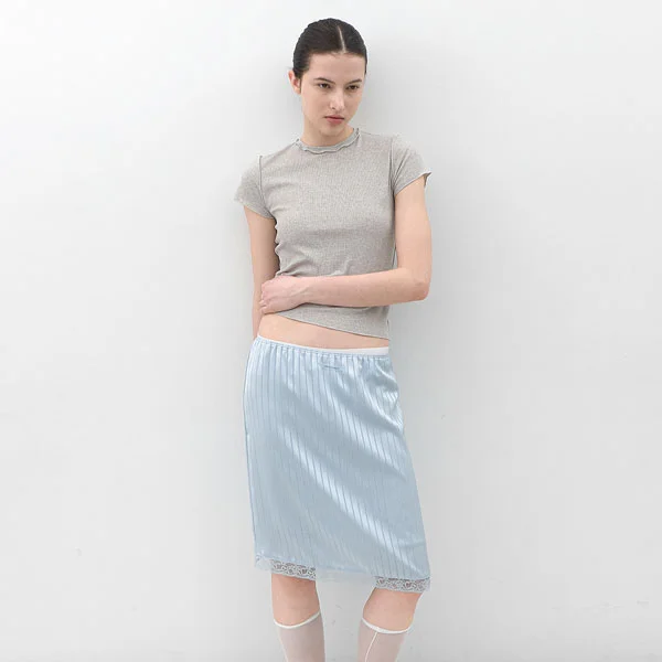 AN INTERLOCK SLIM FIT TEE (T-7259)