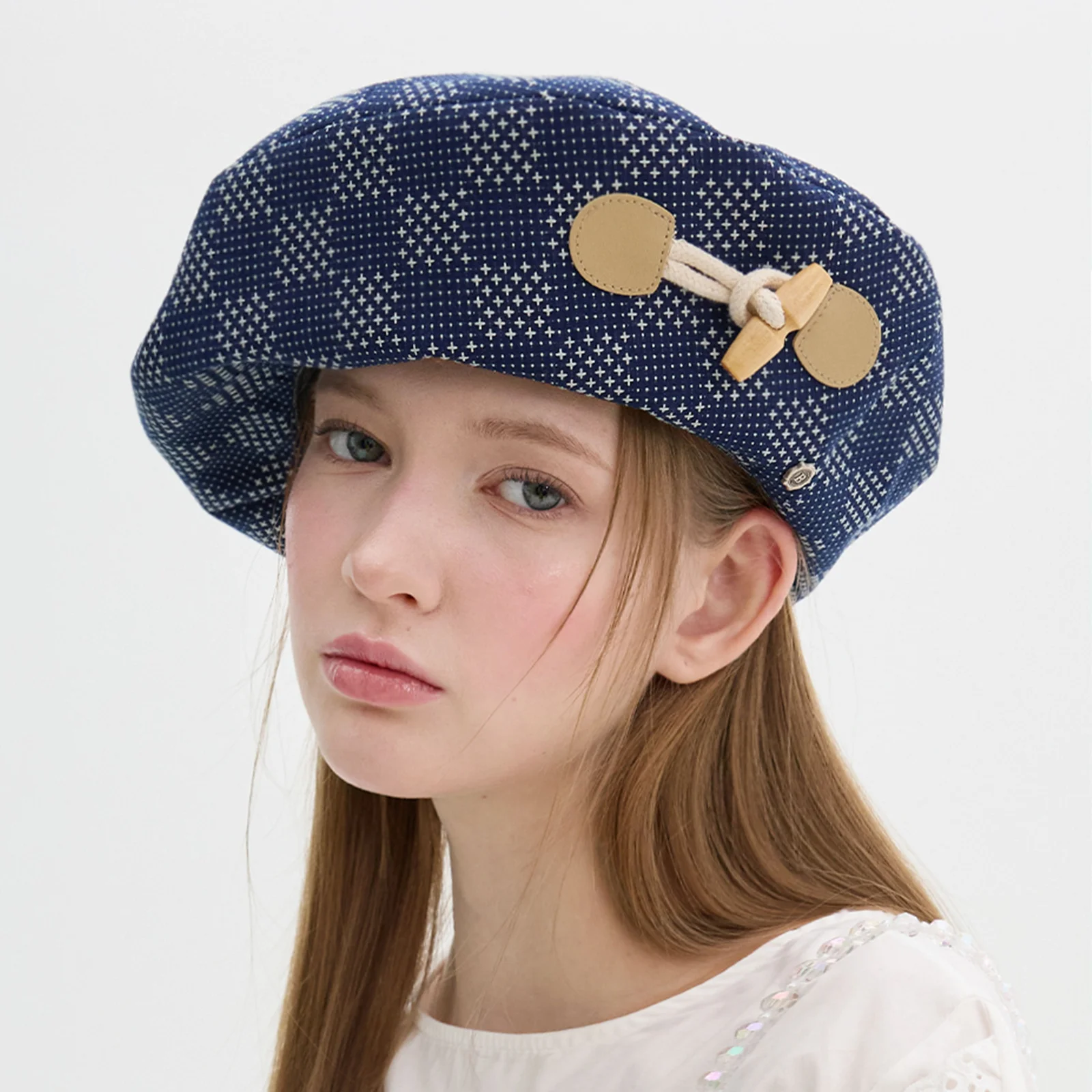 Toggle Beret - Navy