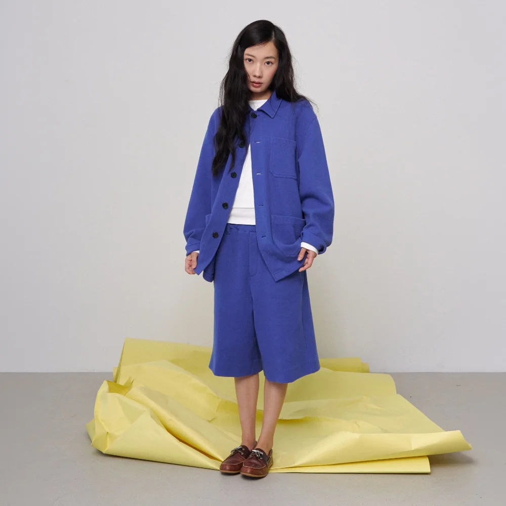 MJ Sweat Bermuda Pants / BLUE