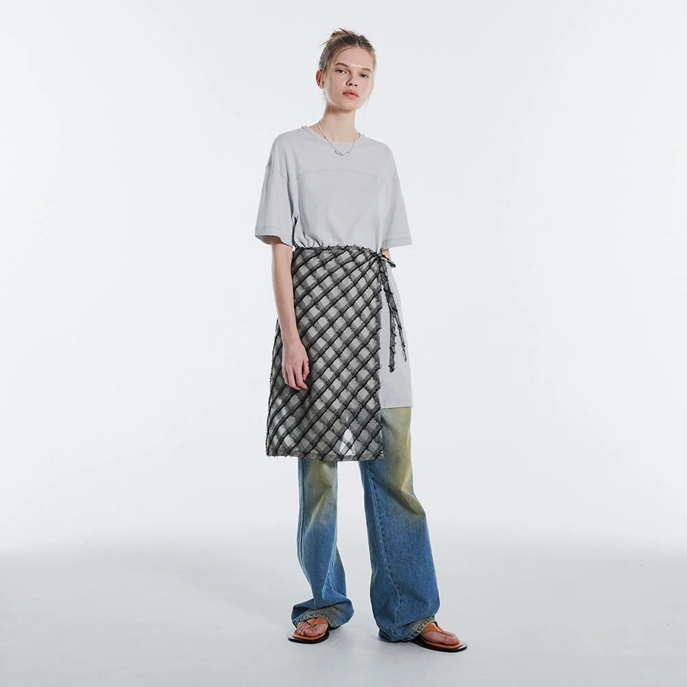 2WAY EASY WRAP DRESS KS