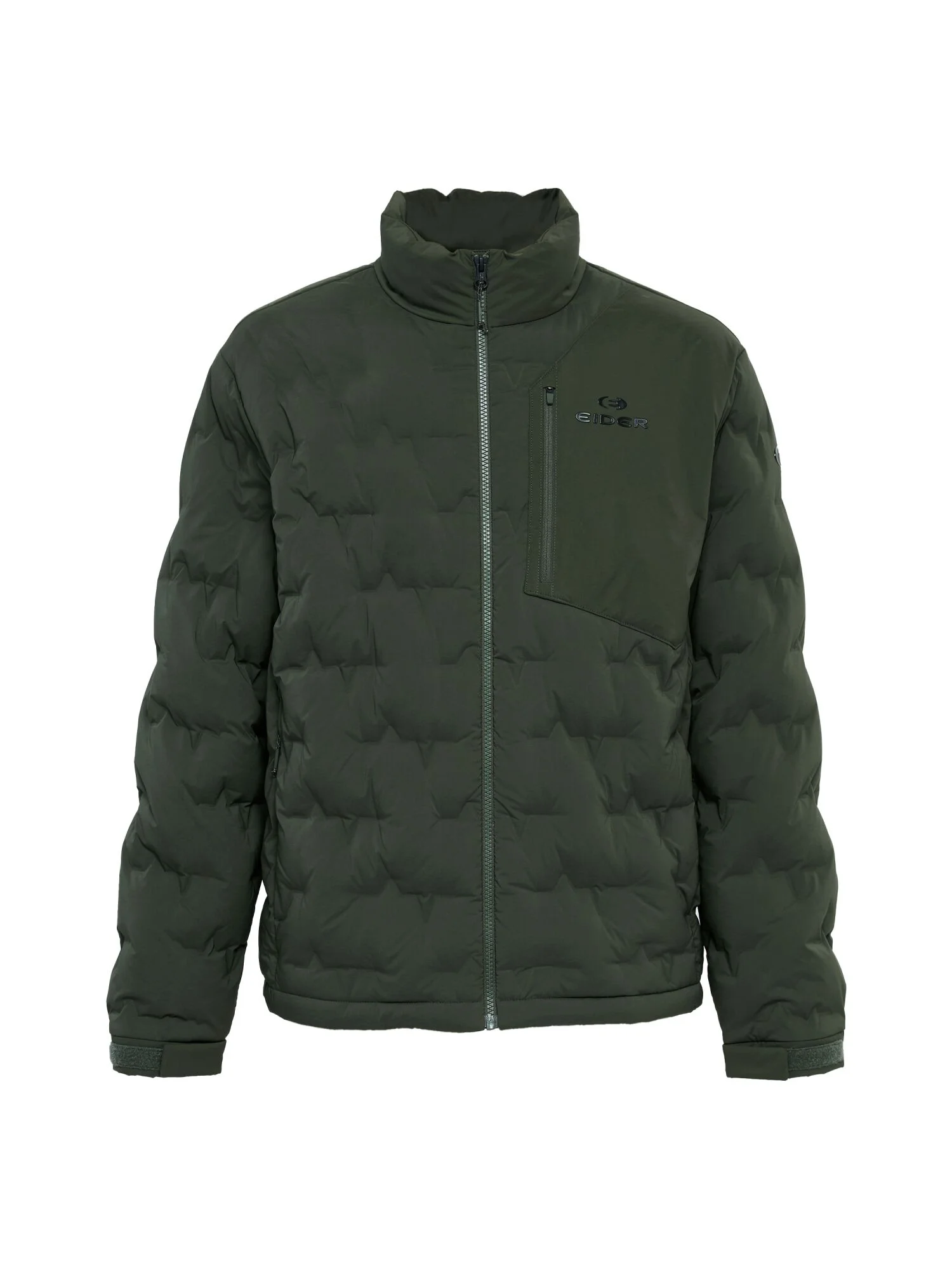 BASIC (基本款) 男裝 軟管 修身 Down 外套_Dark Khaki_DMW25511K8