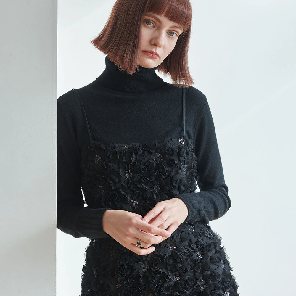 Flower Embroidery Lace Dress