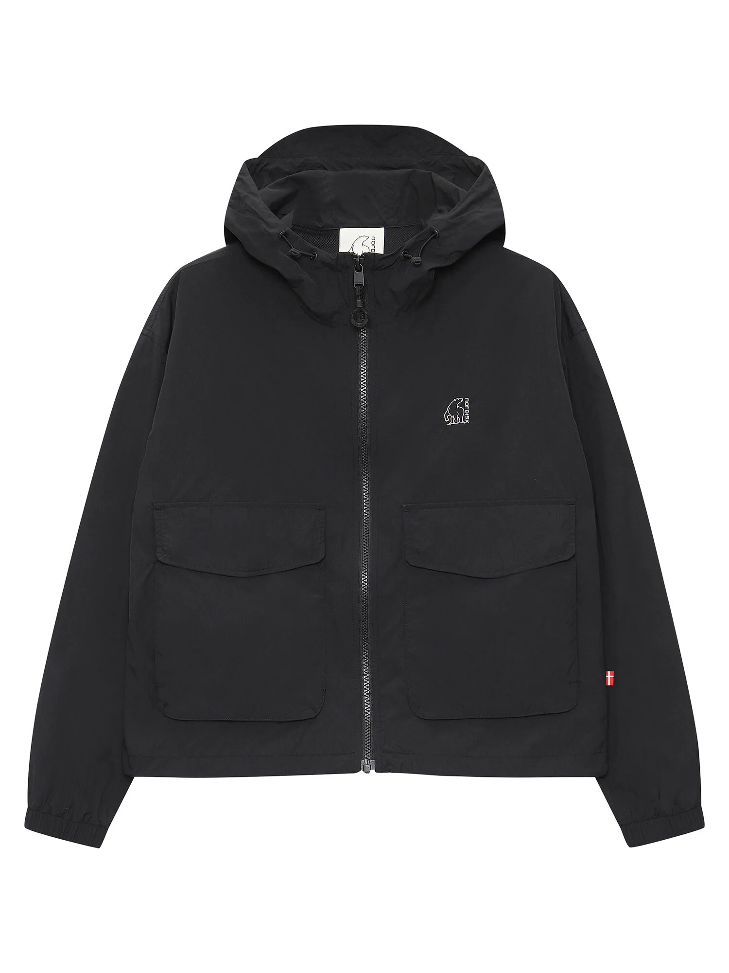 口袋 點綴 輕量 外套 - W_Black_OWM25113Z1