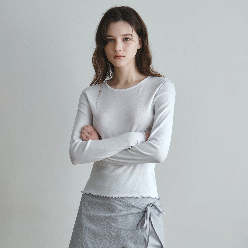 Soft Wave Crop T-Shirt_IVORY(W26TP12)