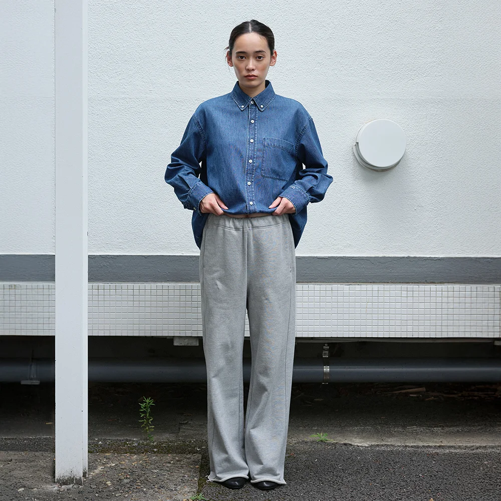 Raw-Cut Sweat Pants_2color