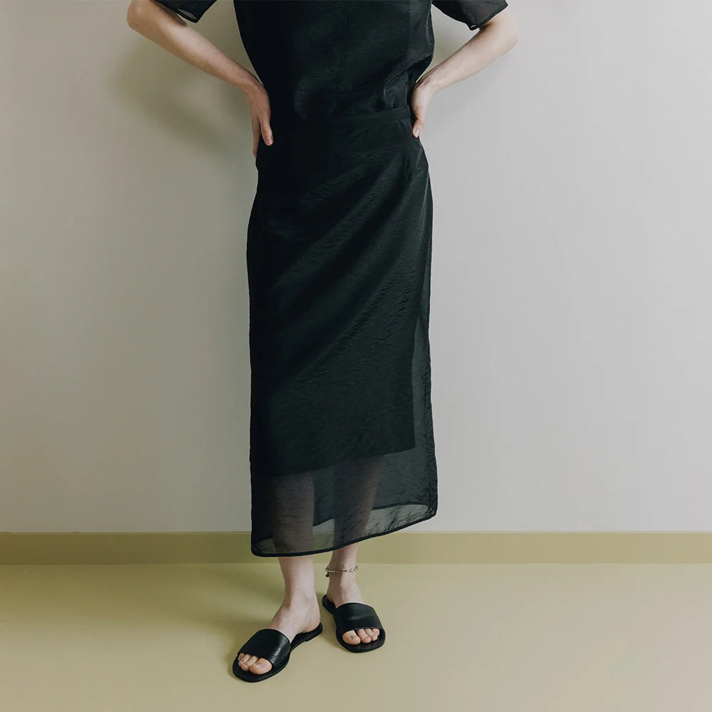 Organza H-Line Skirt SW6MS735-10