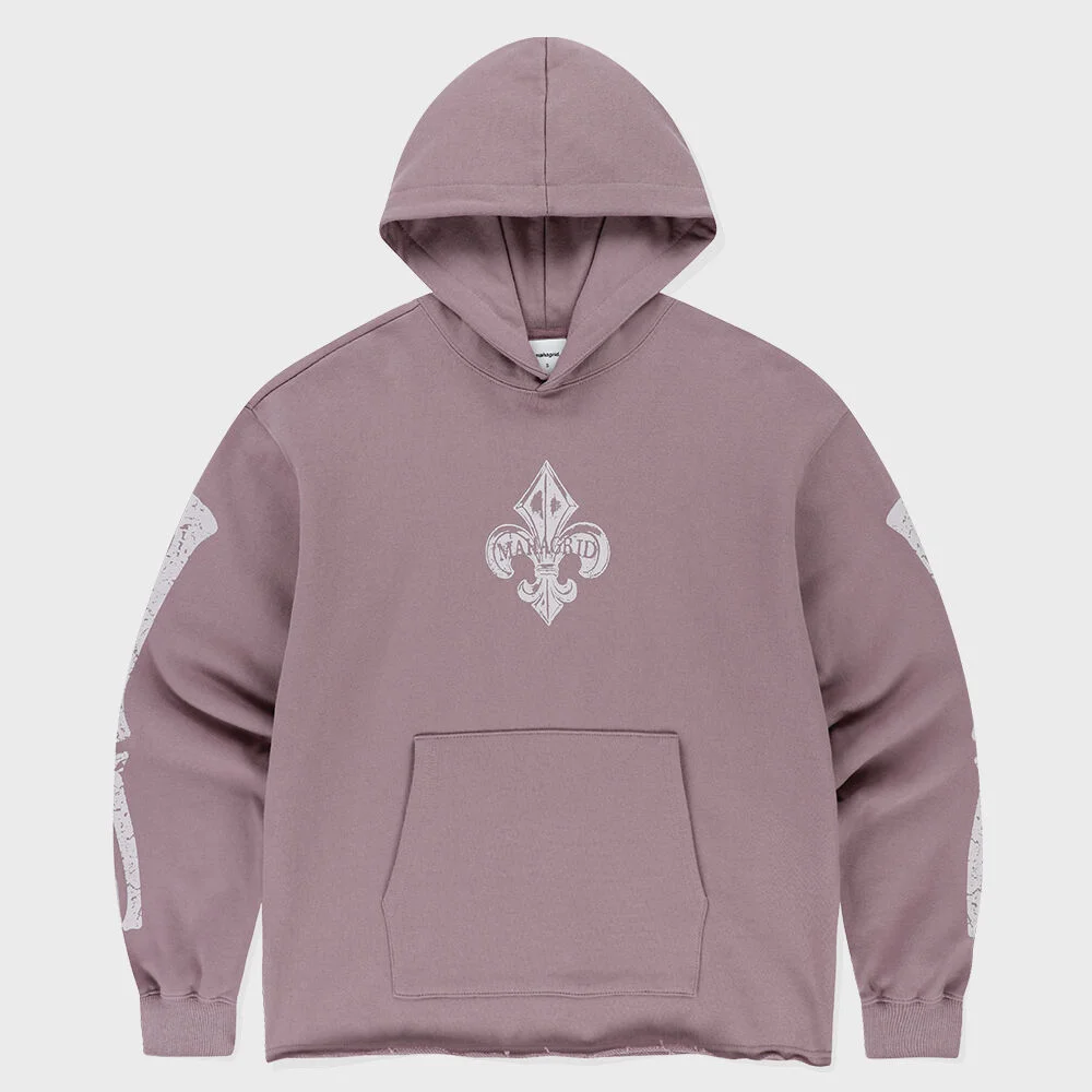 FLEUR BONES HOODIE PINK(MG2ESMM409A)