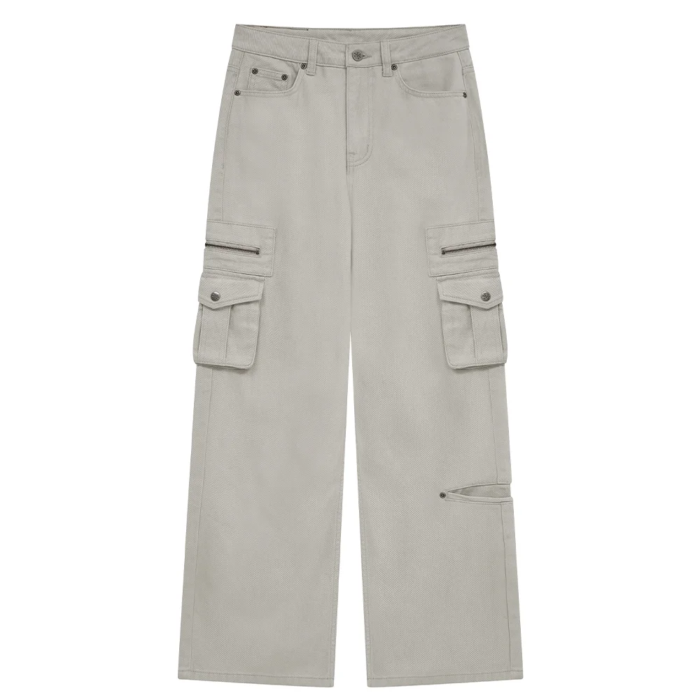 zip st pants (ivory)