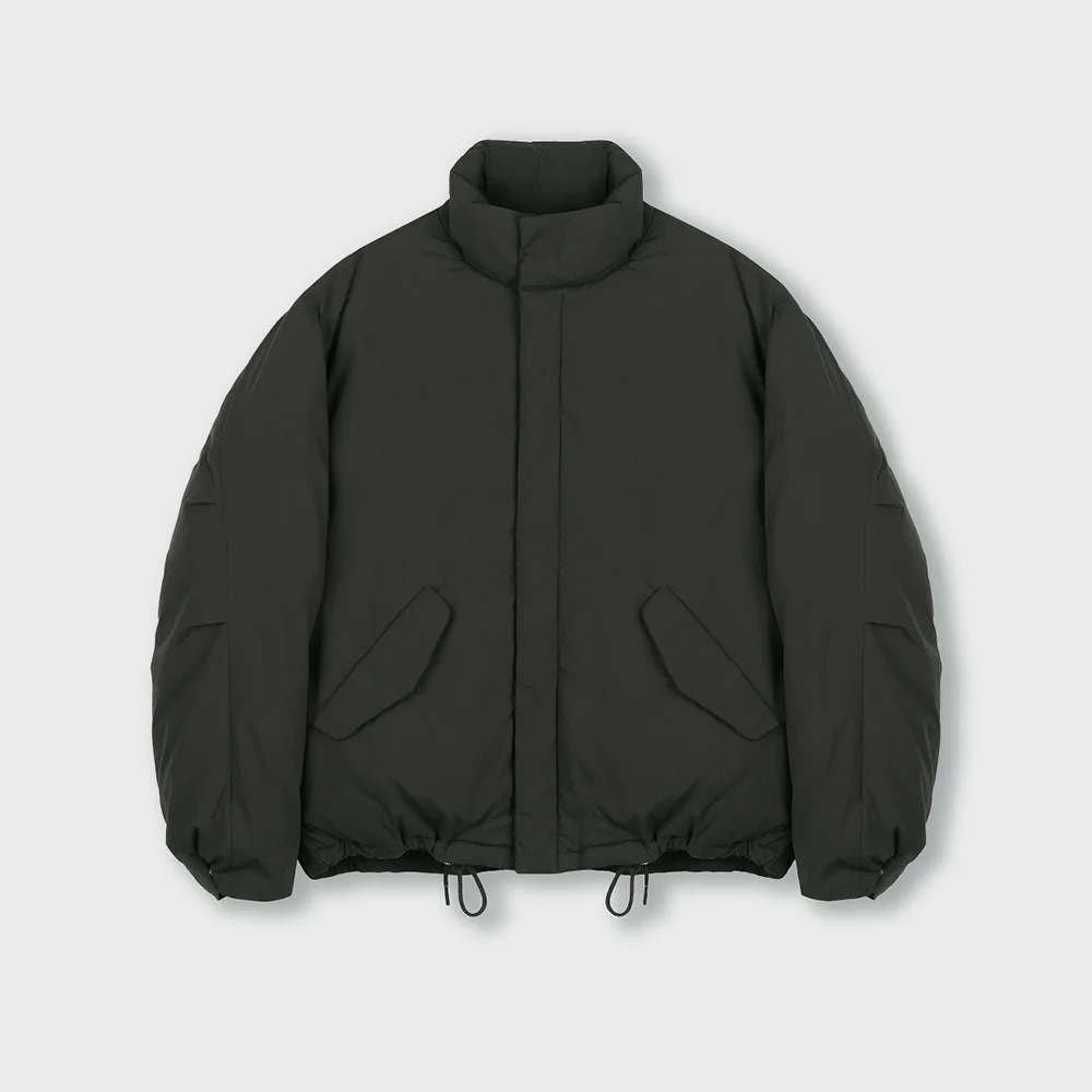 COTTON M65 SHORT DOWN PARKA OLIVE GREY