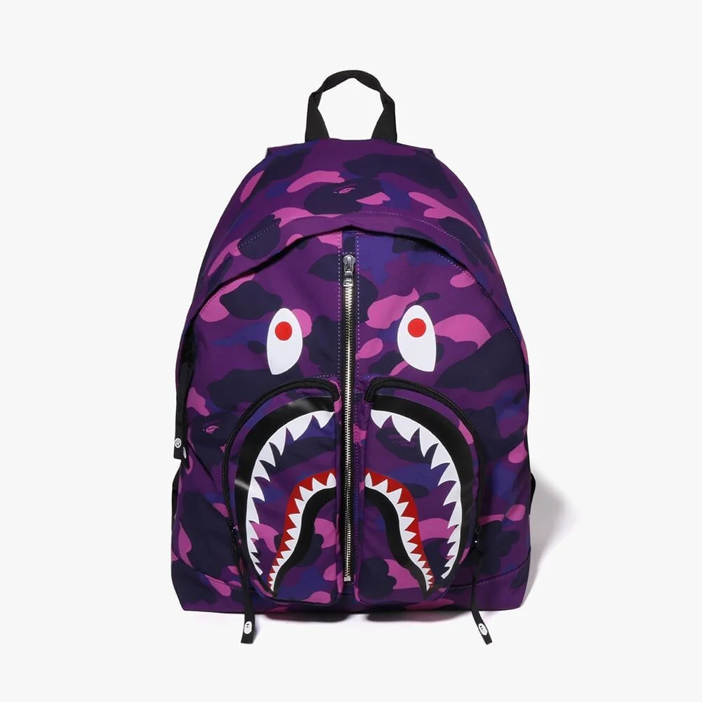 色 迷彩 Shark Daypack(M) PURPLE