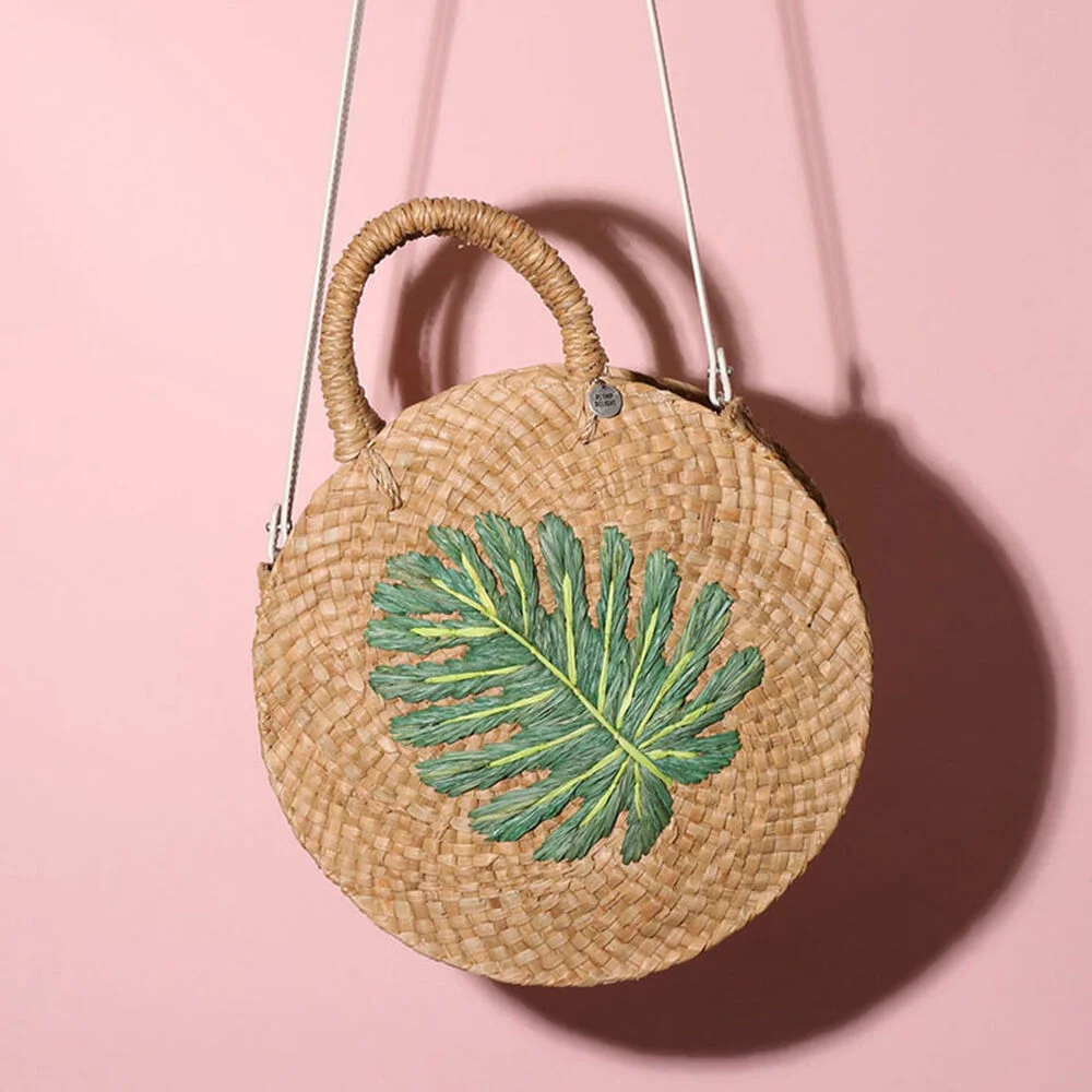 Circle Bag_Monstera