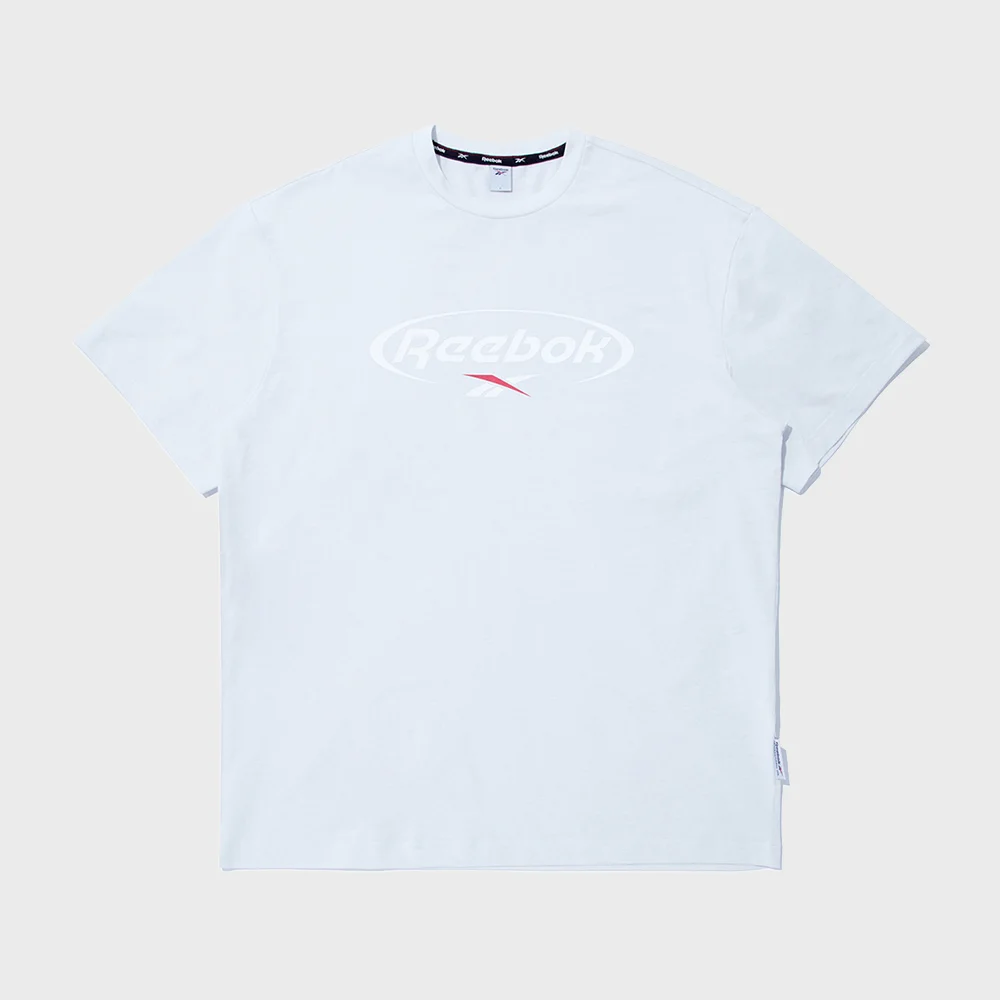 Circle Logo 冰感棉 短袖T恤 - 淺 灰色