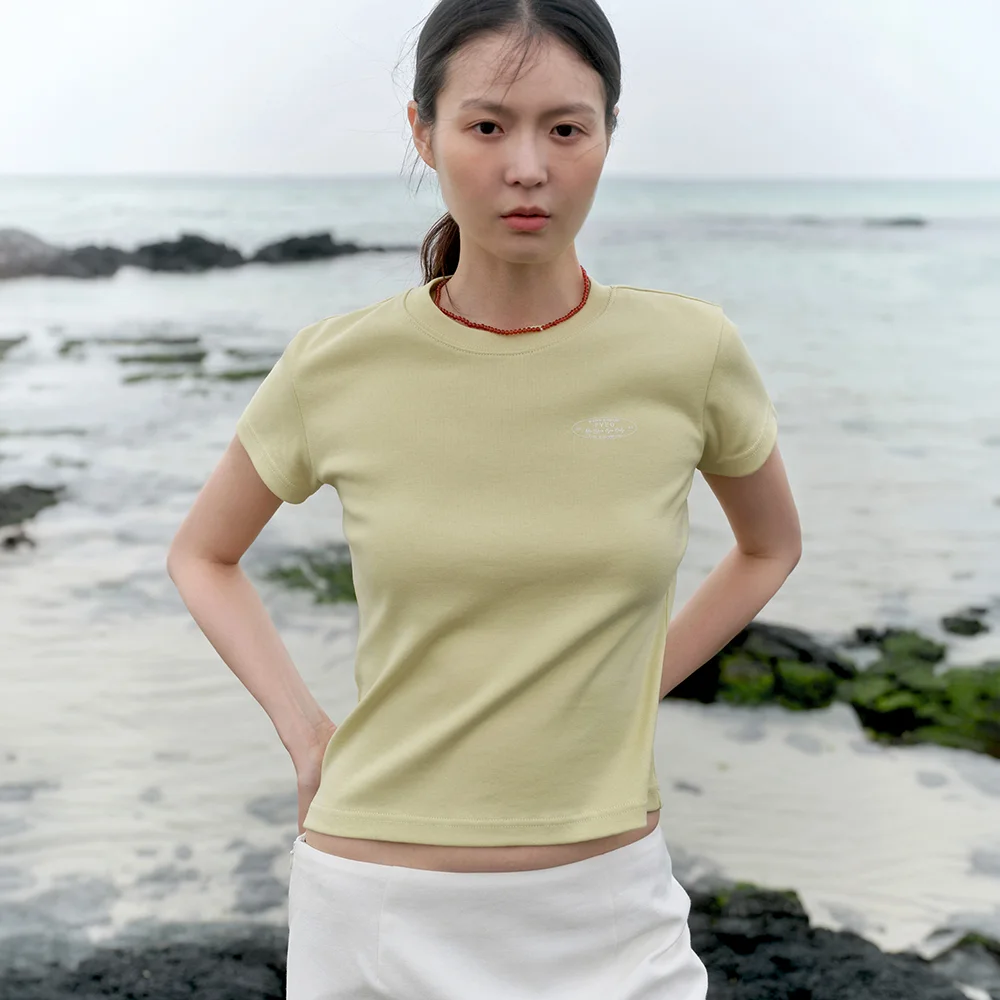 Classic Logo Cotton T-shirt (Lime)