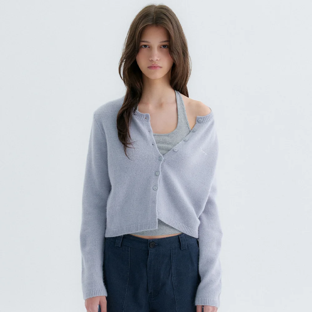 Conta Raccoon Cardigan - Mute Blue