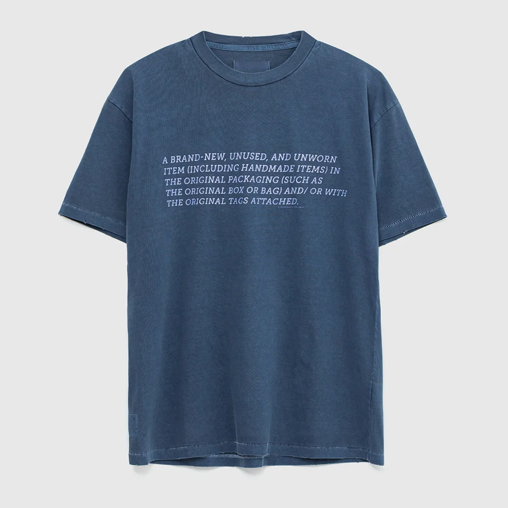 90s VTG-Like Tee / Description (Washed Navy)
