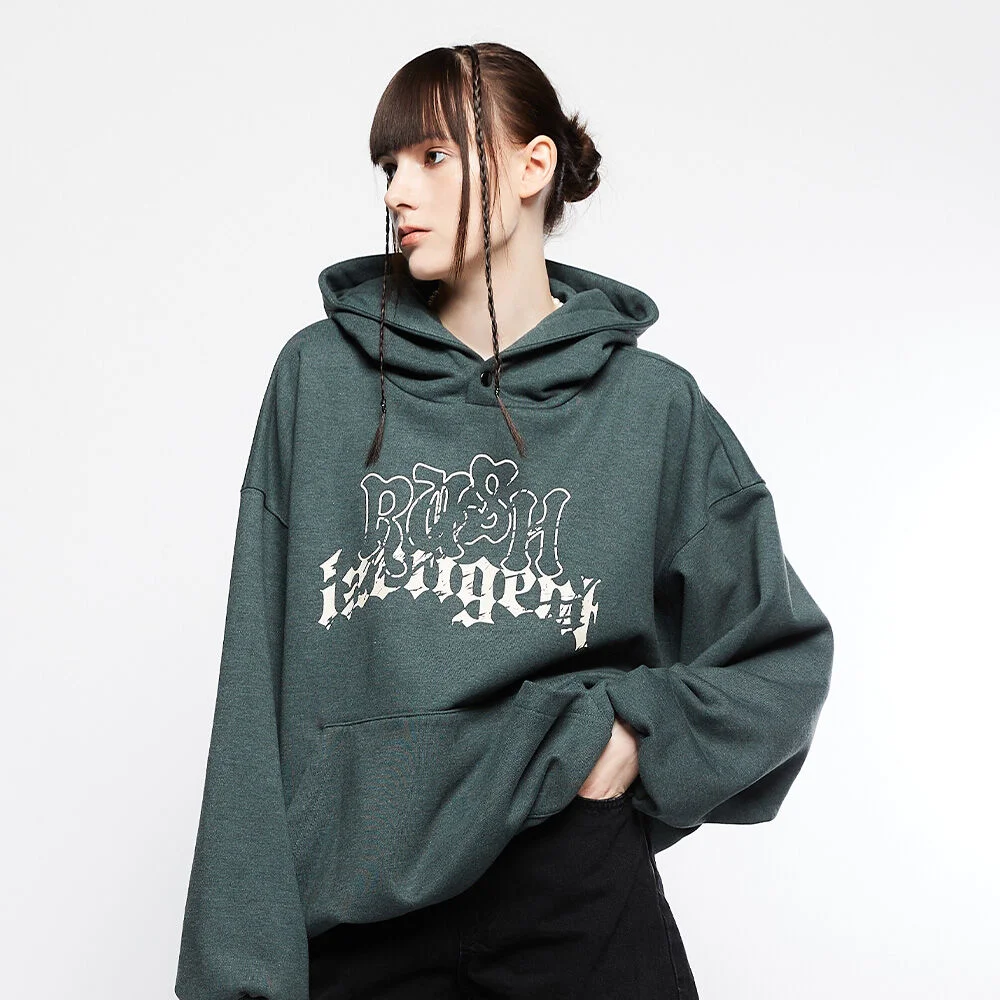 L7 OVER STRING HOODIE(GREEN)