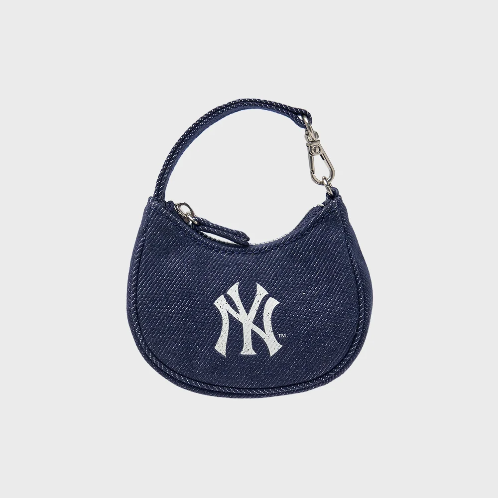基本款 牛仔 迷你袋 鑰匙扣 NY (Navy)