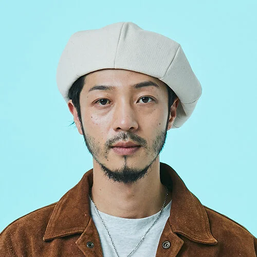 (vintage cotton) CLASSIC BIG APPLE HAT - ivory