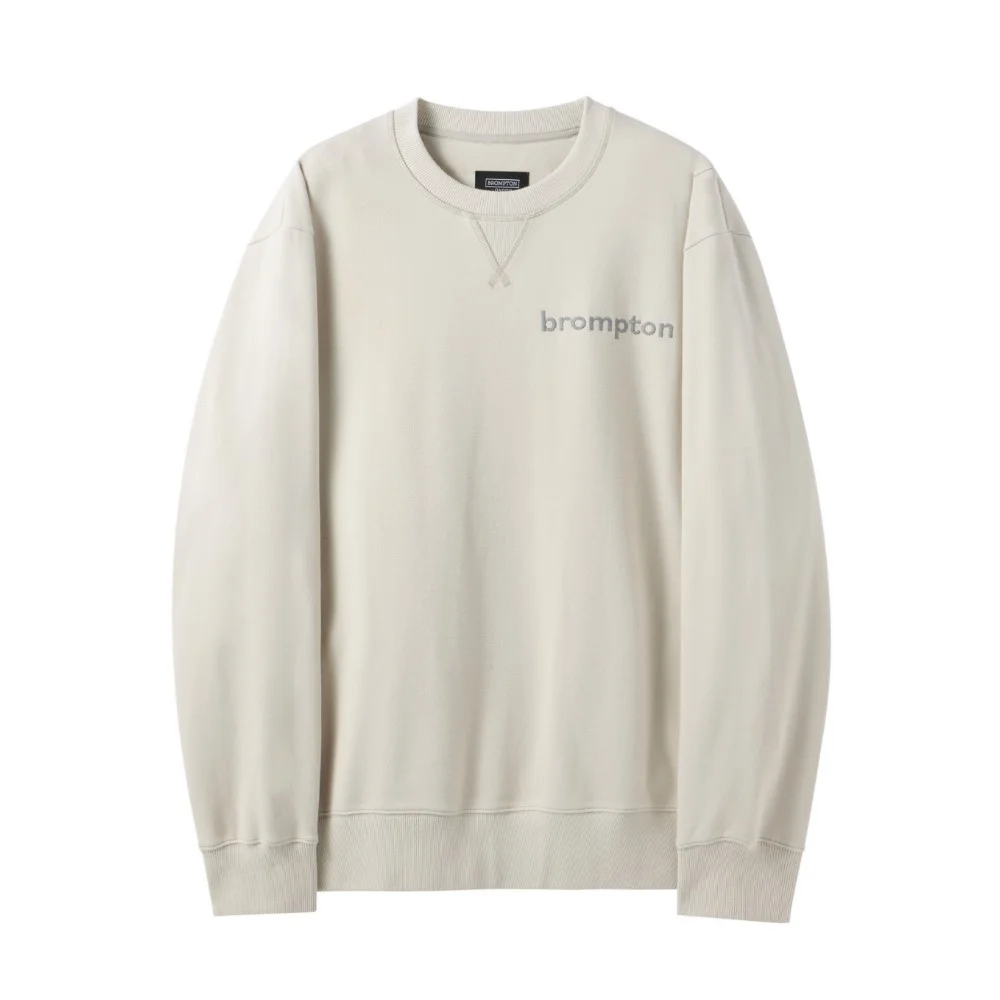 REFLECTIVE EMBRO SWEATSHIRT - L/BEIGE (P251USW101)