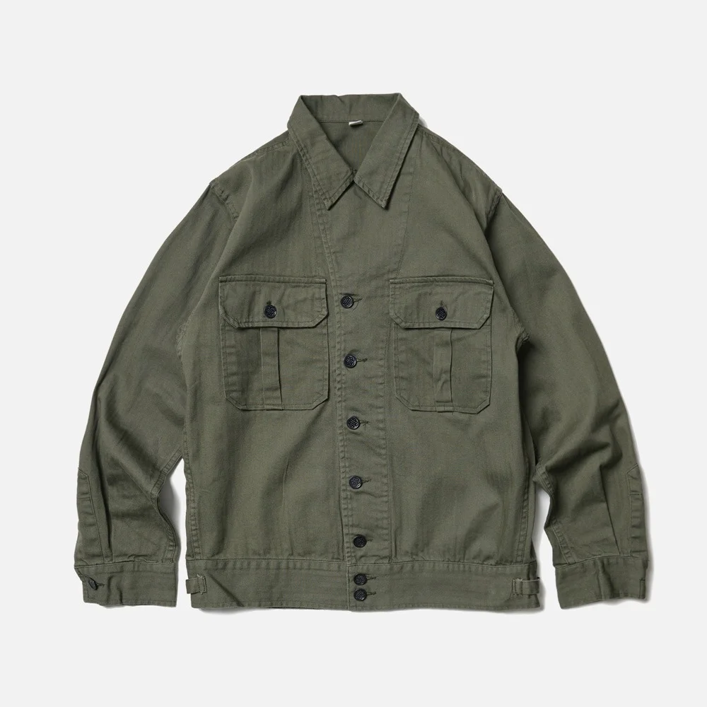 YMCL KY USMC M-41 HBT Short Jacket - Olive