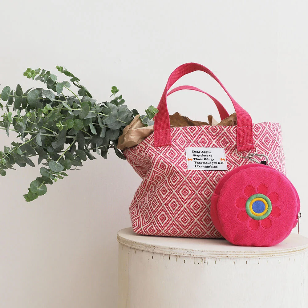 Summer tote bag (夏季 手提袋 袋) pink