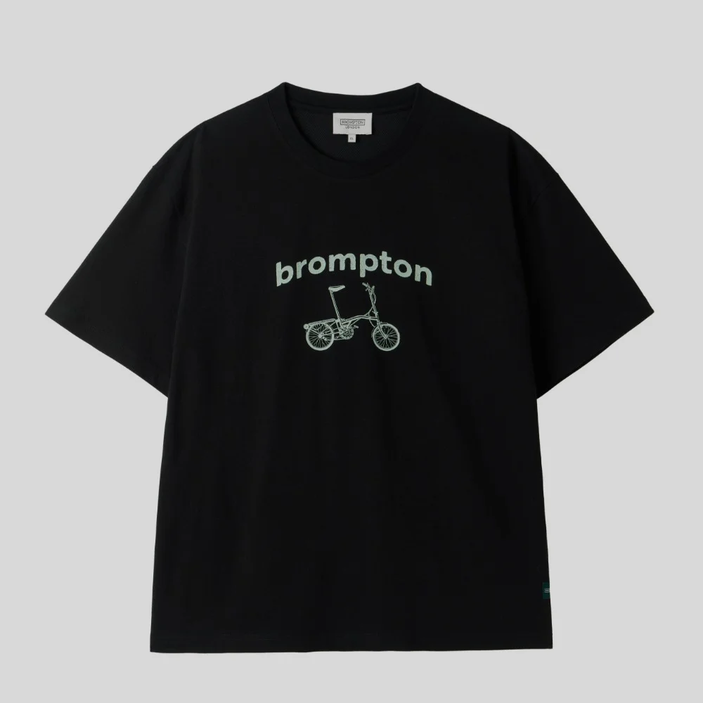 1975 BICYCLE GRAPHIC T-SHIRT - BLACK (P252UTS438)