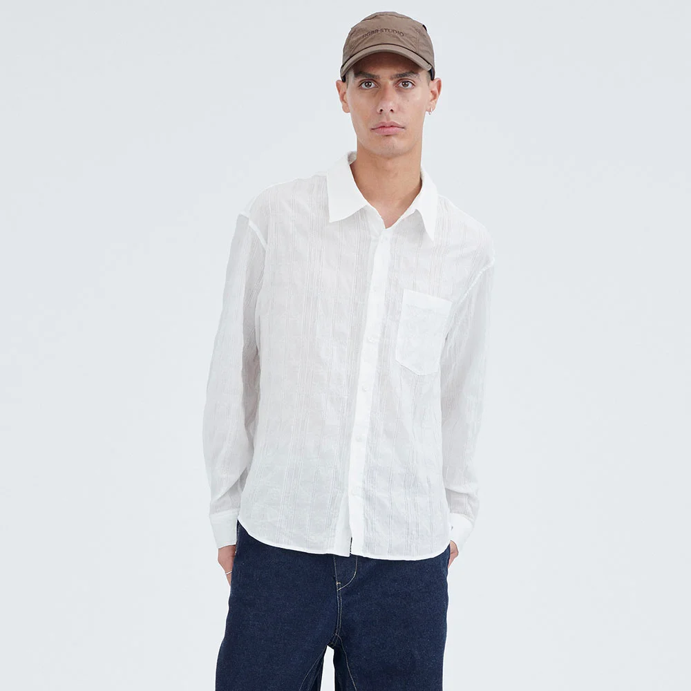 (M) CASCADE SHIRTS (WHITE)