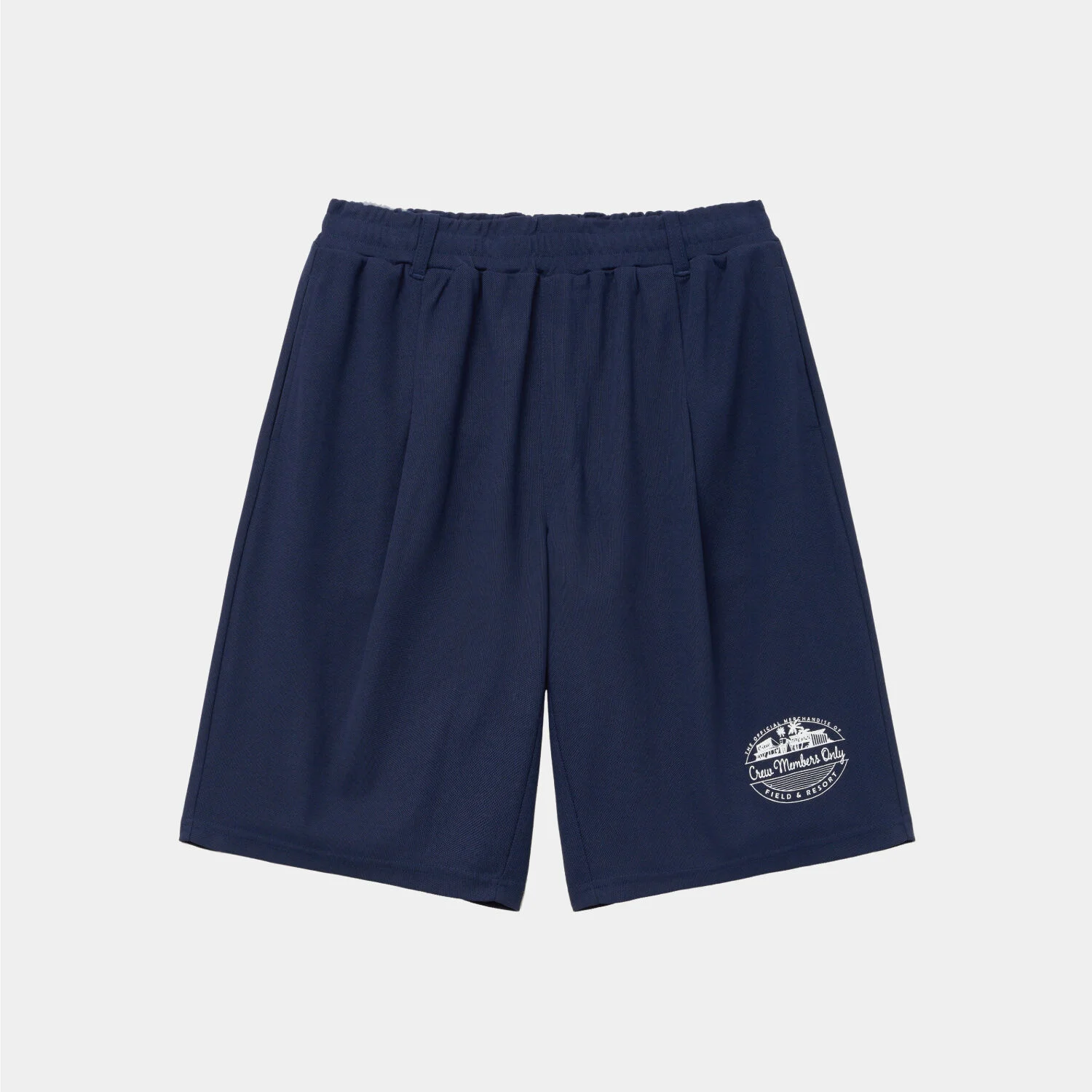 RESORT LOGO BERMUDA SHORTS NAVY