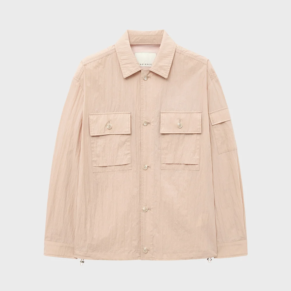 WIND TRUCKER SHIRT (LIGHT PINK)