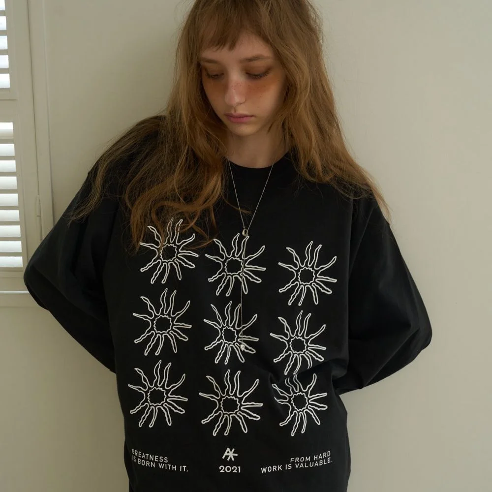 Fossil Overfit T-Shirts / Black