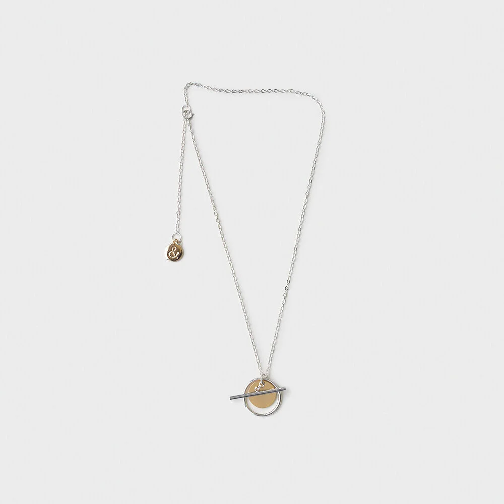 saturn necklace (92.5 silver)