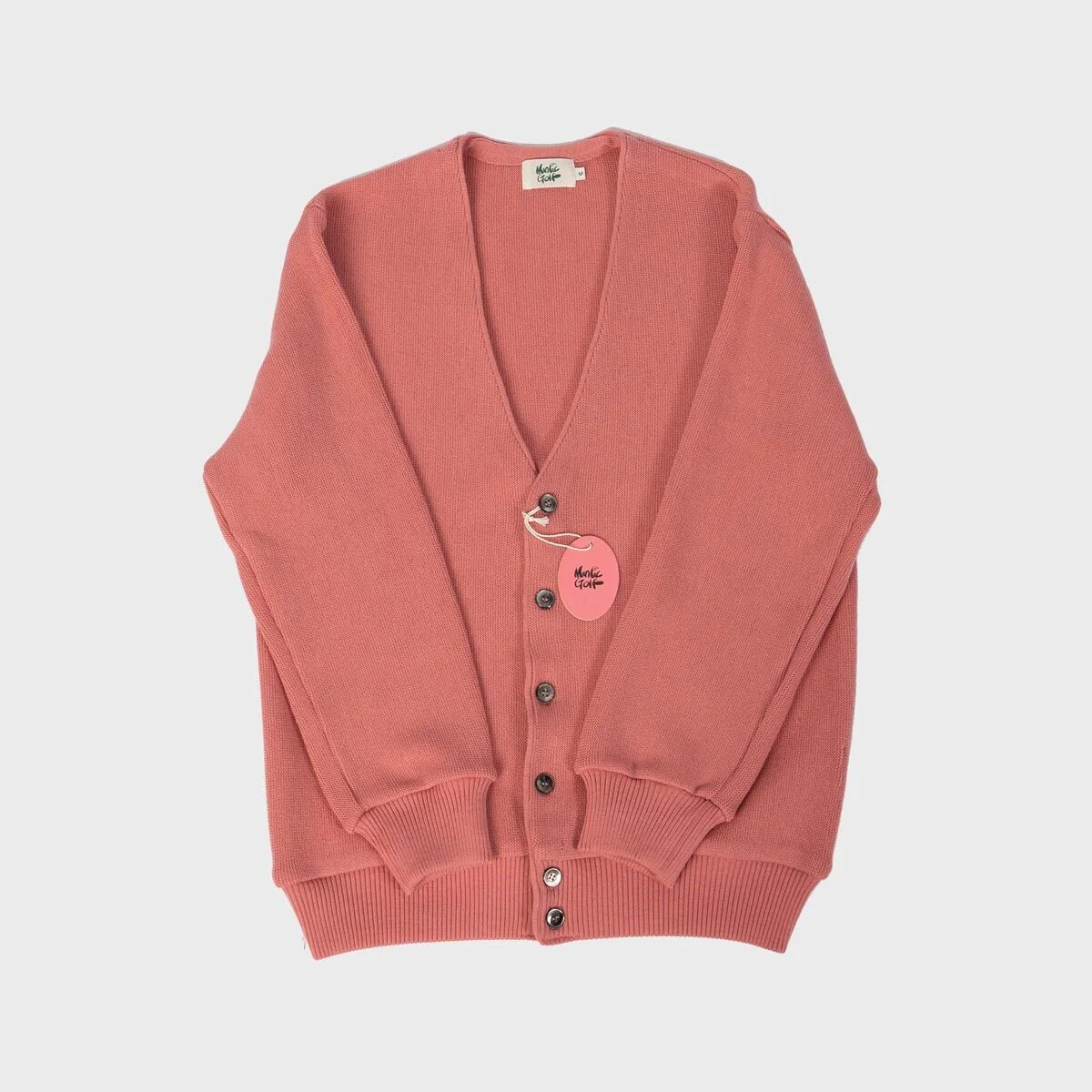 Maniac 高爾夫 羊毛 開襟外套_Merino Wool Cardigan BABY PINK